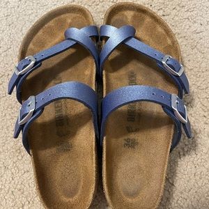 Birkenstock’s Marari size 36 Azure Blue Metallic
